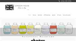 Desktop Screenshot of londonhousesalon.com